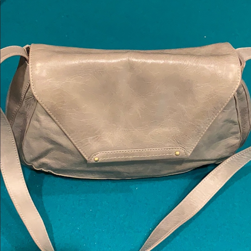 Hobo grey satchel- LIKE NEW!